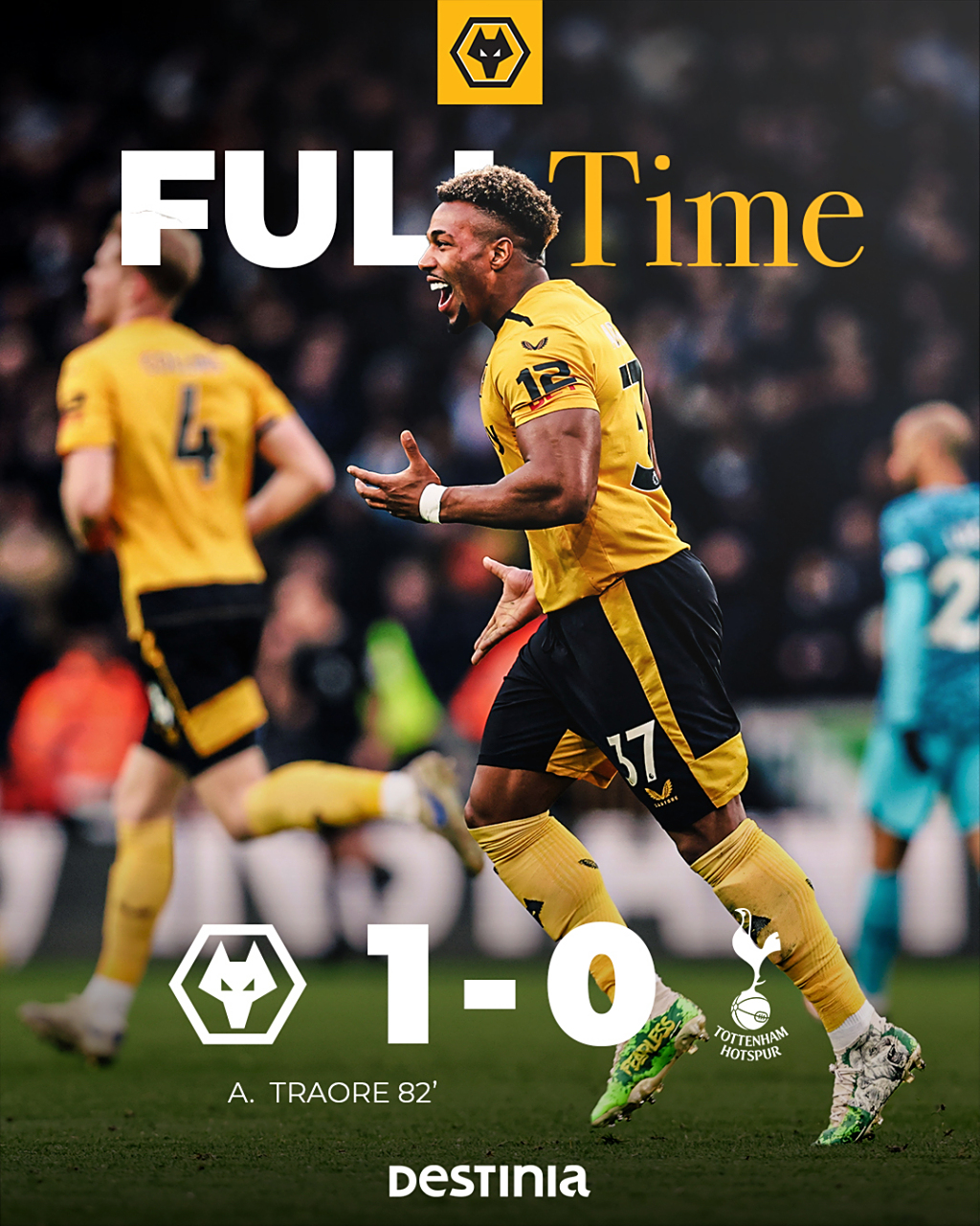 托特纳姆客场大胜，稳步追赶前四