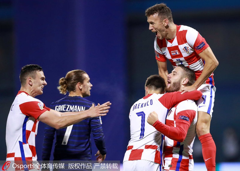 关于克罗地亚鏖战AC米兰，格列兹曼打破历史纪录的信息