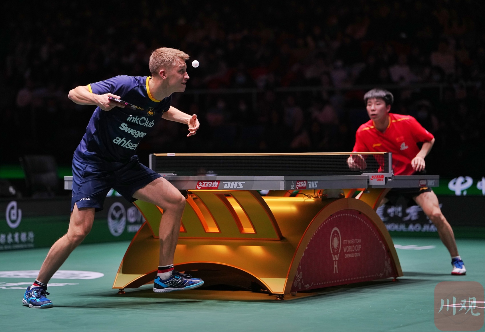 包含瑞典乒乓球队鏖战德国乒乓球队，许昕爆发神勇的词条