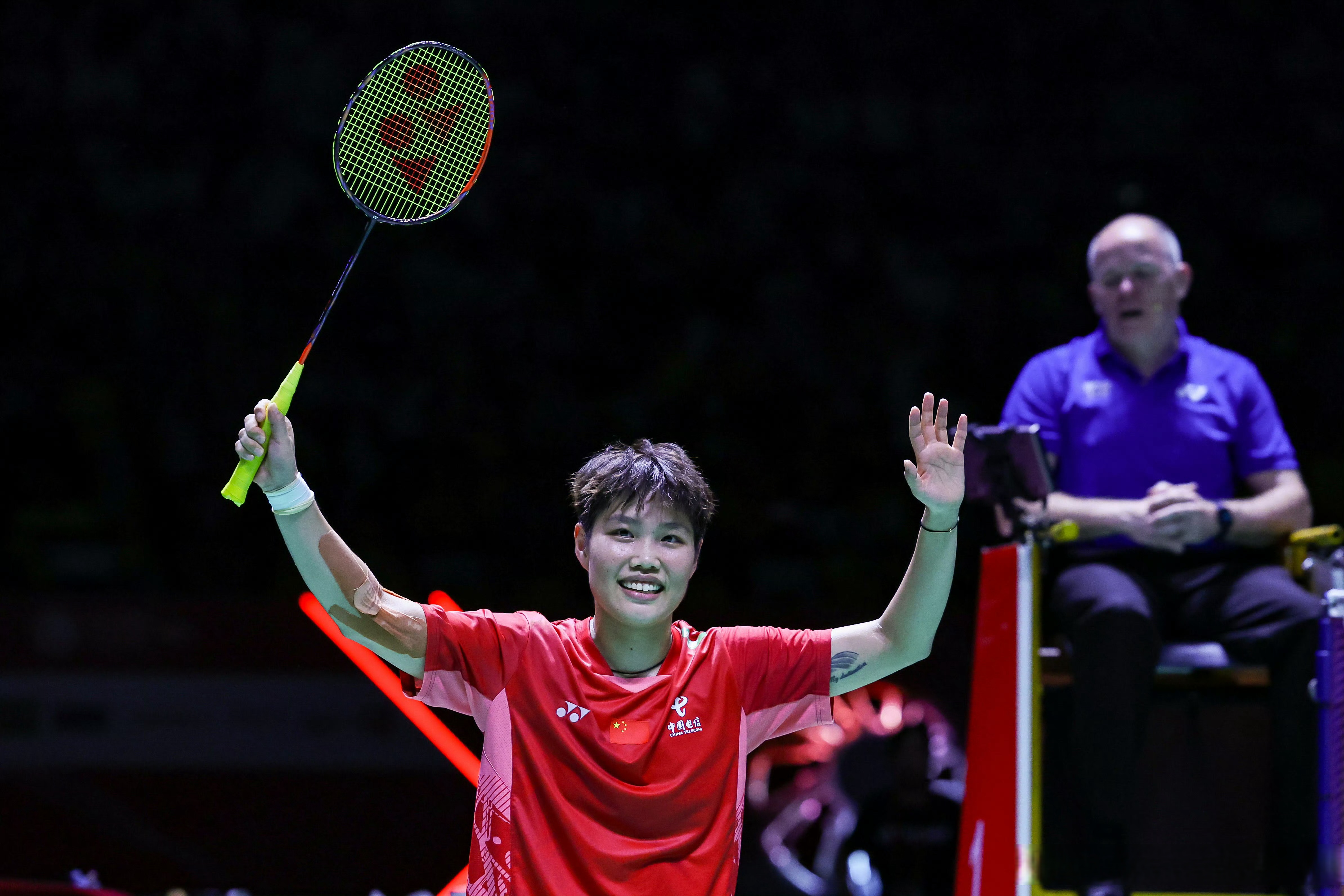 关于泰国羽毛球队绝杀中国羽毛球队，马琳高光表现的信息